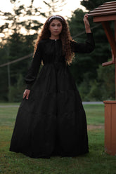 LITTLE TEMPEST TEEN TAFFETA TIERED GOWN